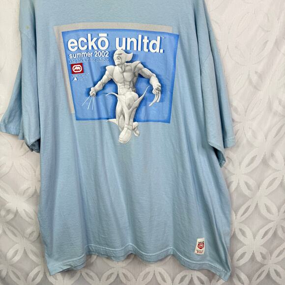 Vintage Ecko Unltd Marvel 02 Wolverine Black Rhino The Classic 1972 Tee Size XXL - Picture 4 of 11